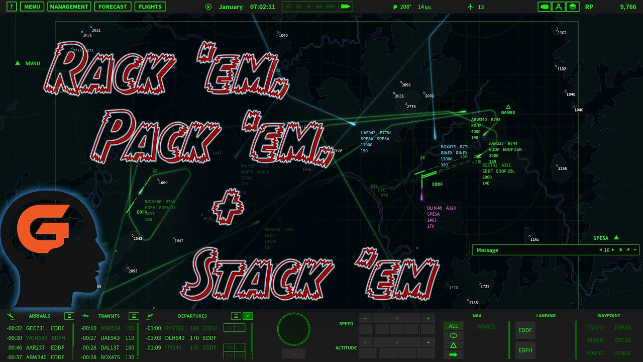 Air Traffic Control - ATC gets busy over London