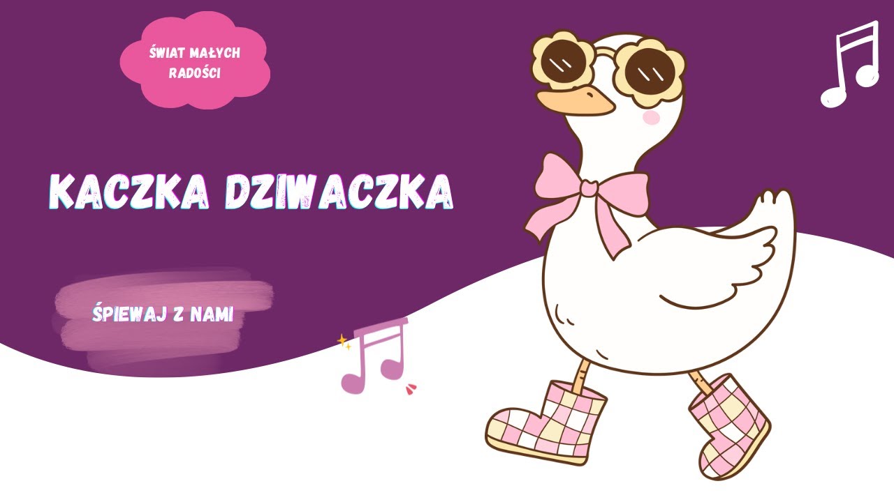Kaczka Dziwaczka 🦆 | Kultowa piosenka dla dzieci – Jan Brzechwa | Tańcz i śpiewaj!