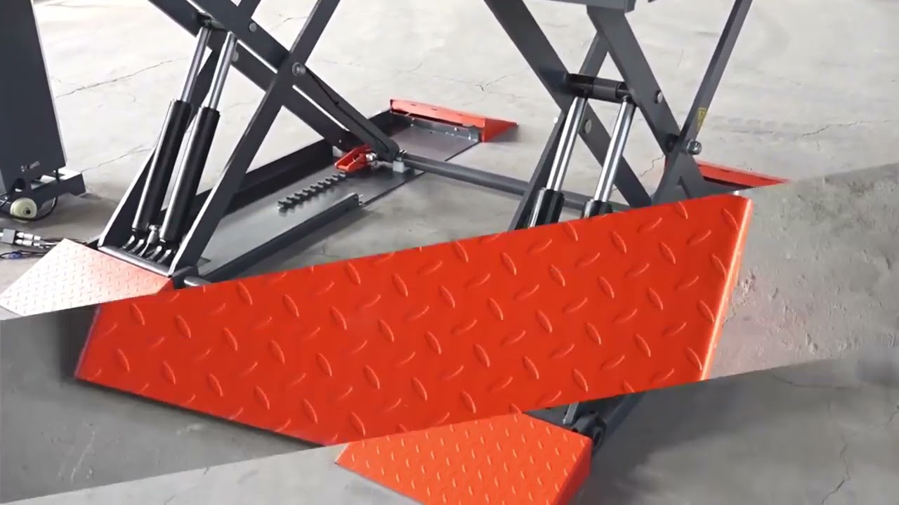 🚗 Mid-Rise Scissor Lift | 1.4m Lifting Height with 4-Cylinder Power 🔧