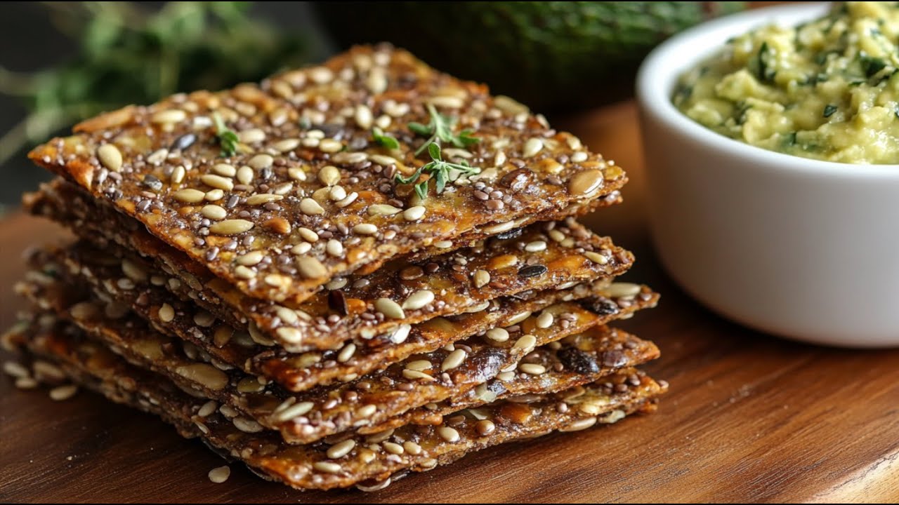 Кето-крекеры, которые поразят вас своим хрустом! 🌱 Польза для здоровья без муки и сахара