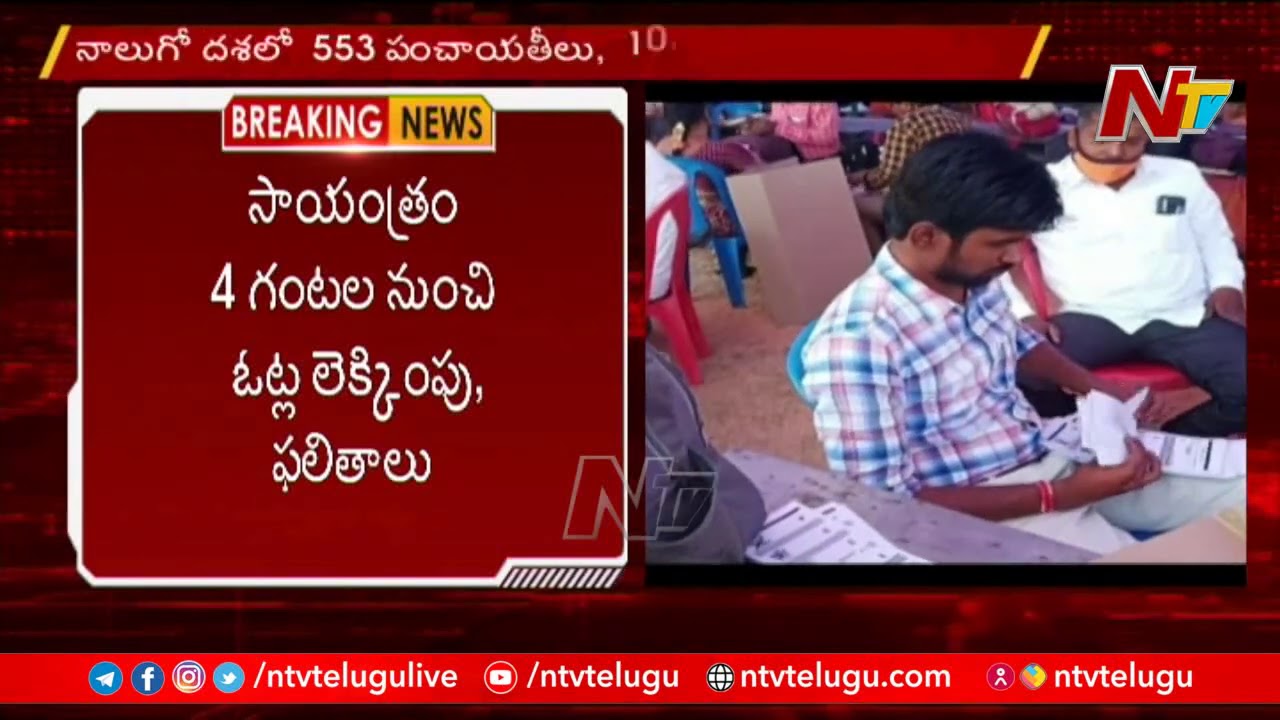 AP Local Body Elections : 4th Phase Of AP Panchayat Elections Across AP | NTV