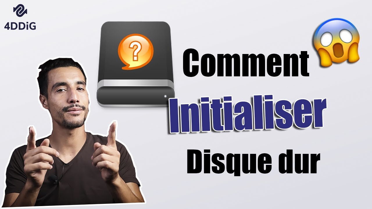 Comment initialiser le disque sans perdre de données ?🔰