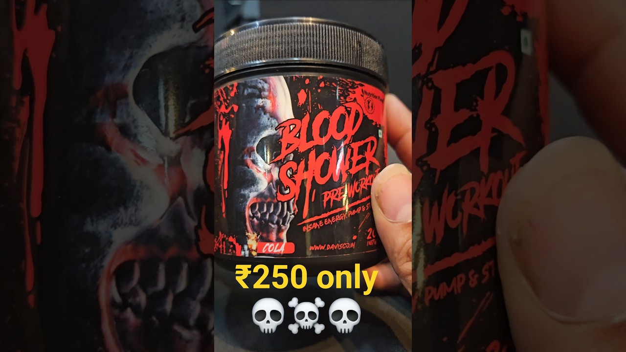 BLOOD SHOWER Pre-workout Honest Review 
