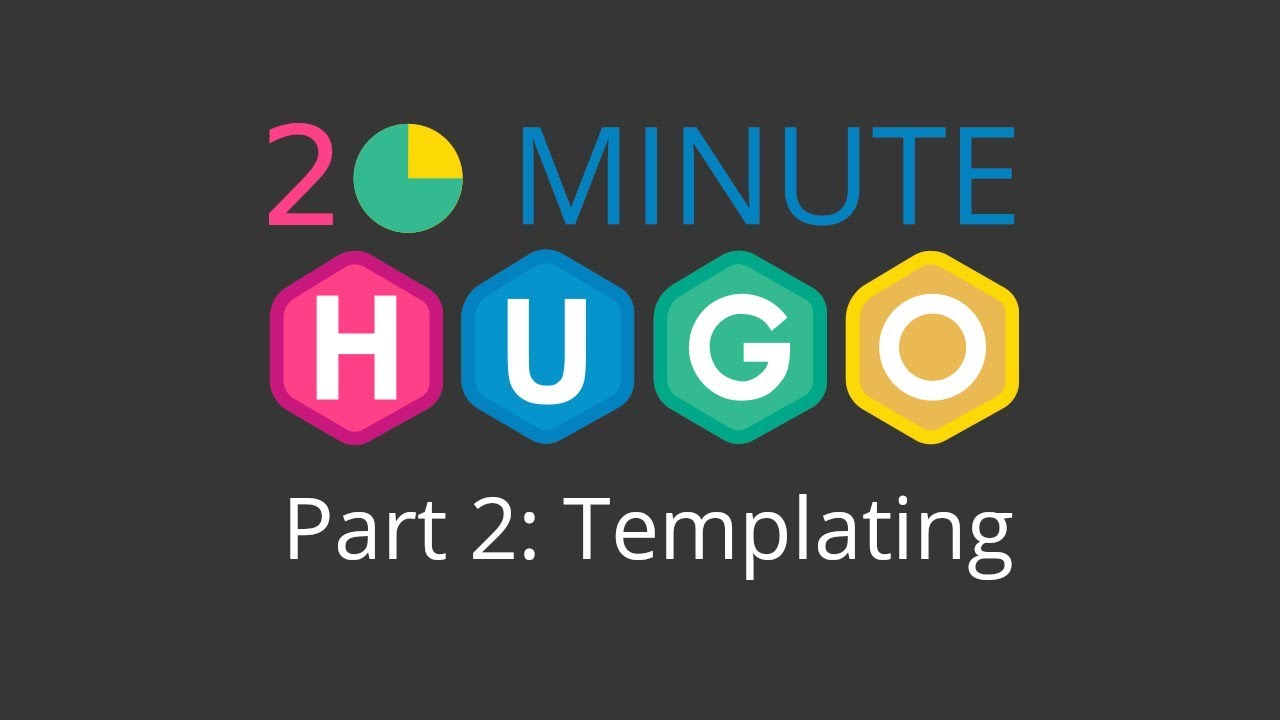 20 Minute Hugo: Part 2 - Templating