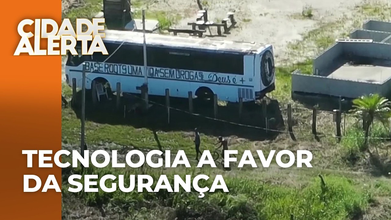 Drones sobrevoam área usada como 