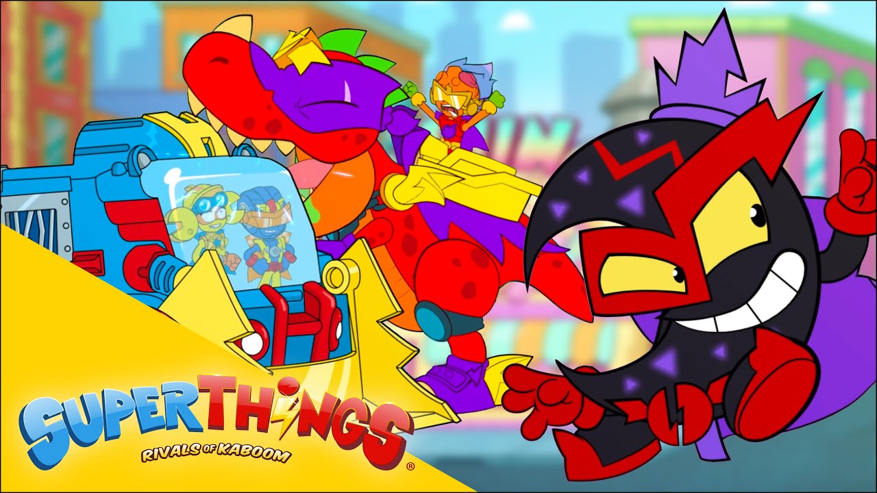 🔥 SUPERTHINGS RESCUE FORCE 🔥EP. 8 – V-REX DISTRUGE ORAȘUL KABOOM 🦖 | DESENE ANIMATE PENTRU COPII