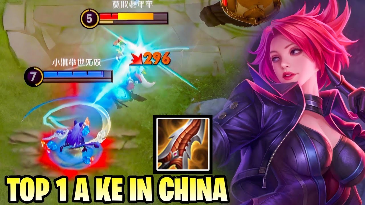 Honor of Kings Arkee - Top 1 Arke in China Gameplay Grandmaster Legend Ranked