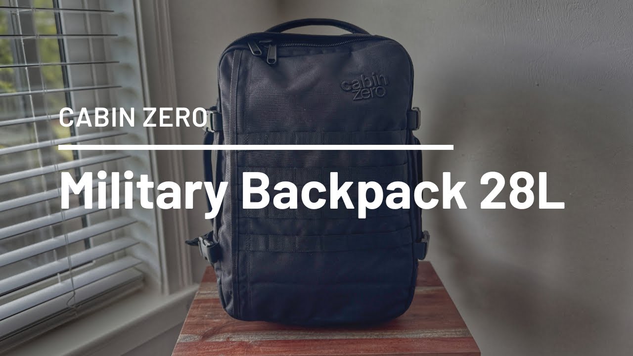 Обзор военного рюкзака CabinZero 28L — идеальная личная вещь для европейских авиалиний?