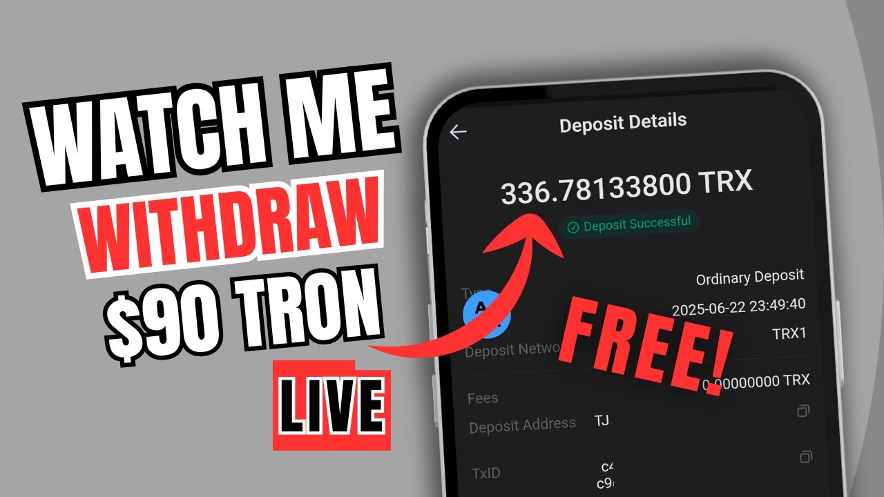 I Got PAID $484 TRX | BEST TRON WEBSITE 2025 [Tronpick]