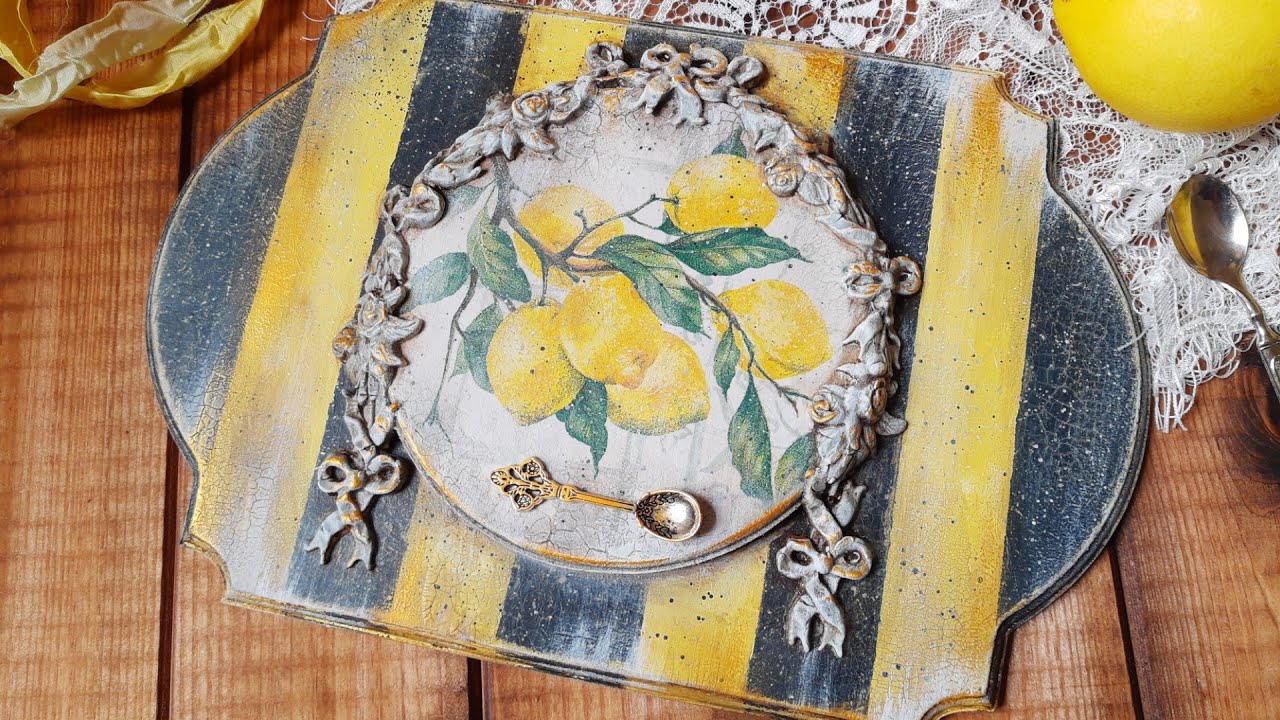 Zawieszka ozdobna Decoupage