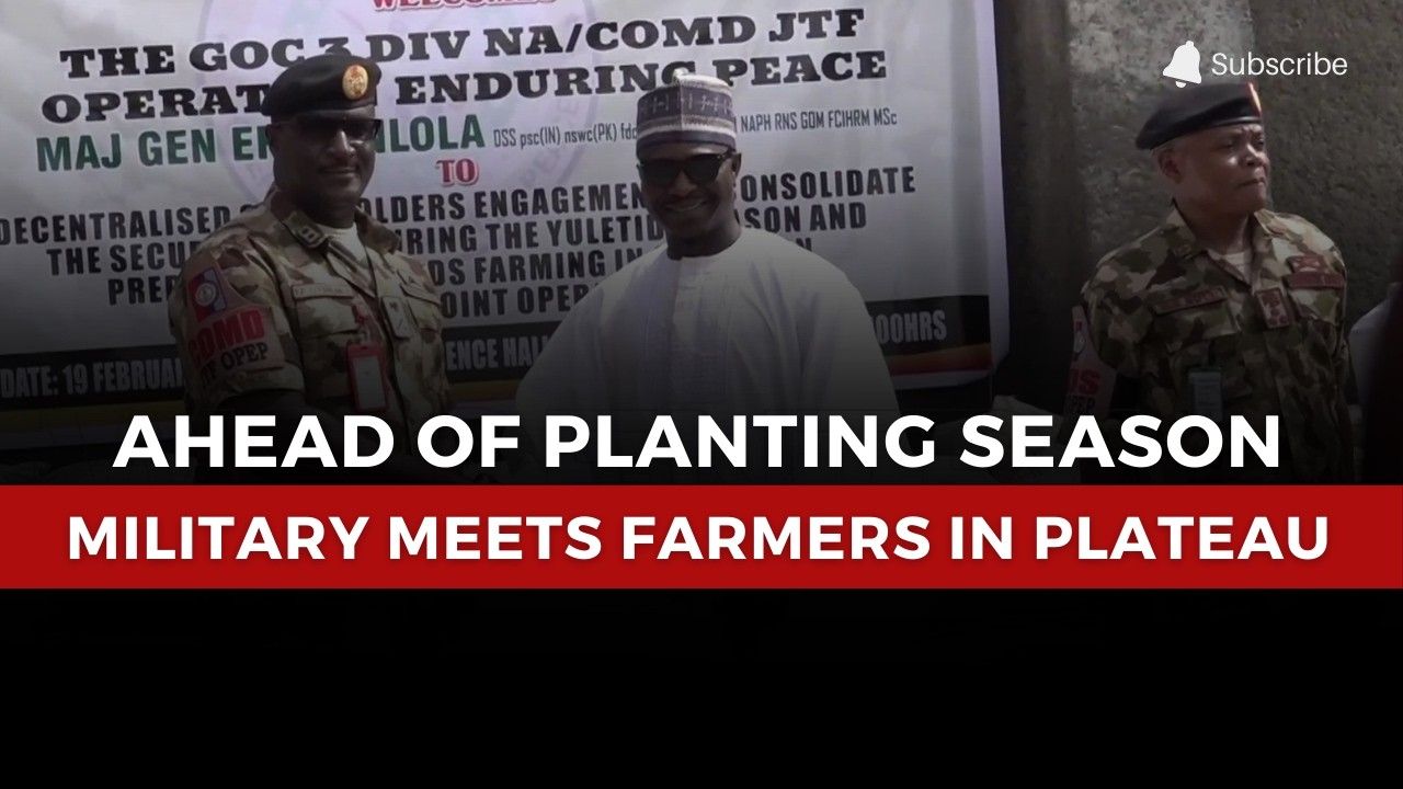 Major General Oyinlola Reaffirms Ban on Illegal Mining, Security Threats in Plateau