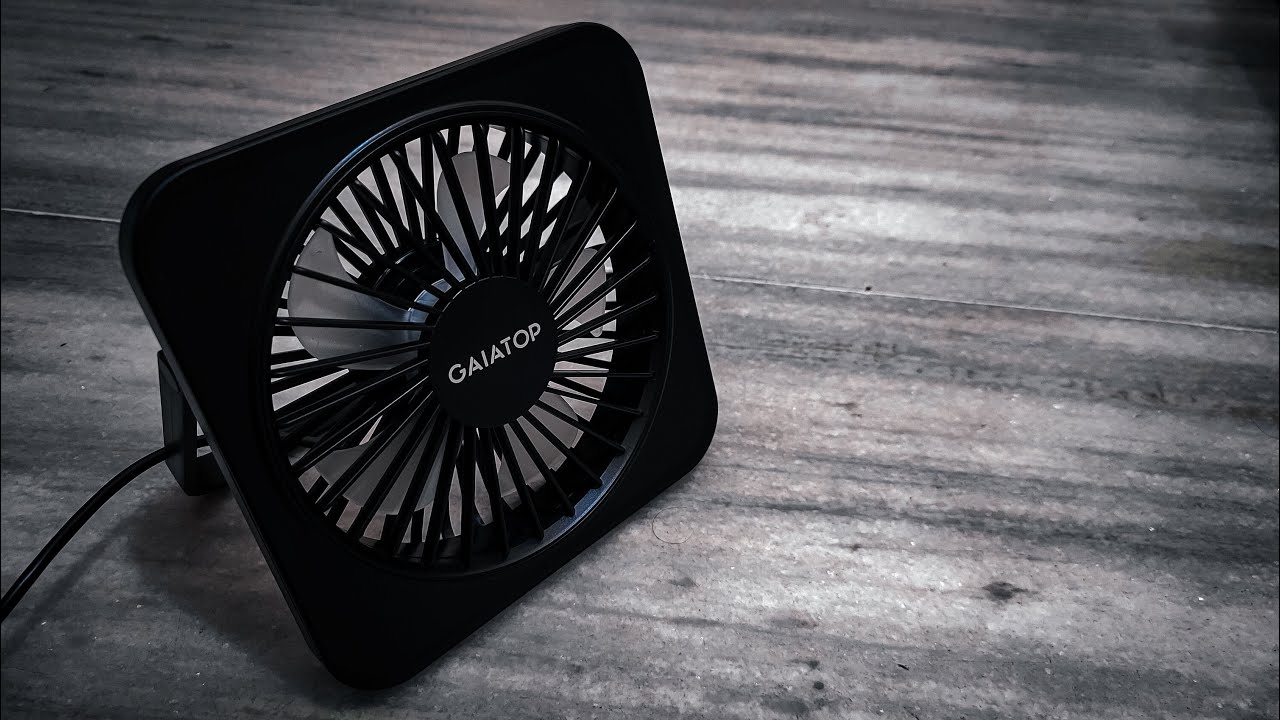 Gaiatop 5-Inch USB Desk Fan Unboxing & Review | Best Portable Fan for Office & Travel?