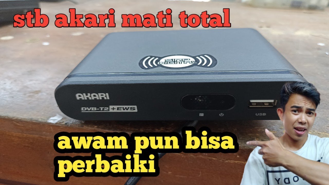 STB Akari DVB-T2+EWS полностью мертв.... наверняка каждый может это сделать....