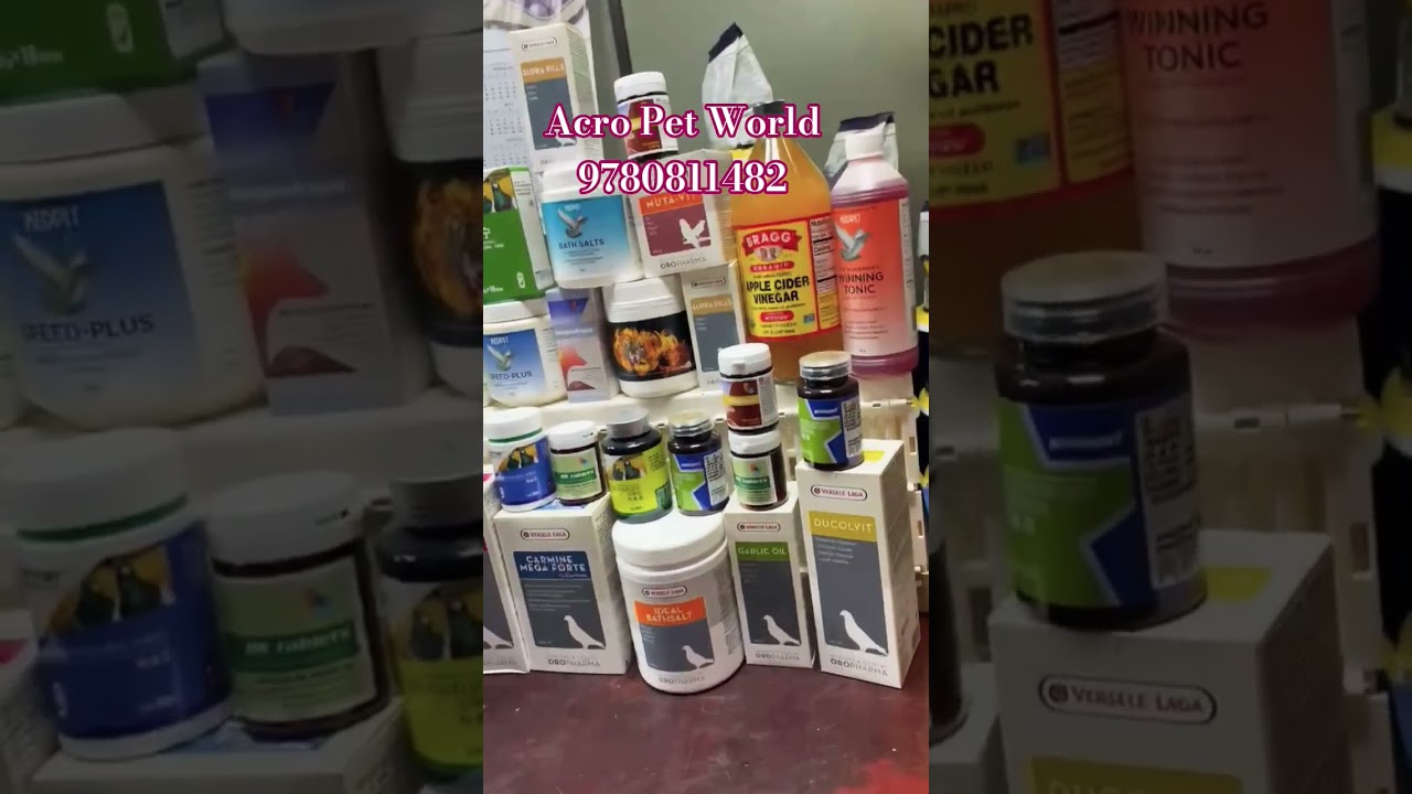 Pigeon All Types of Imported Supplements for Racing & Breeding Pigeons 