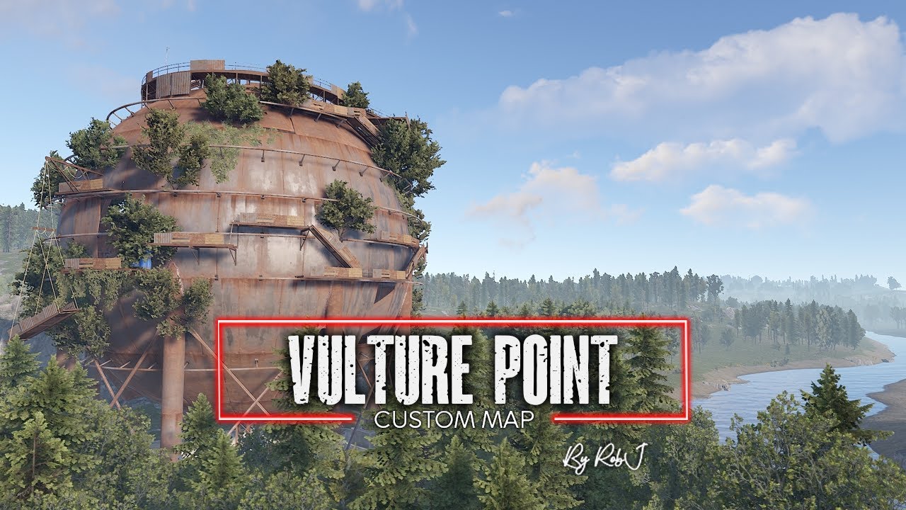 Vulture Point | RUST Custom Map | RobJ Maps