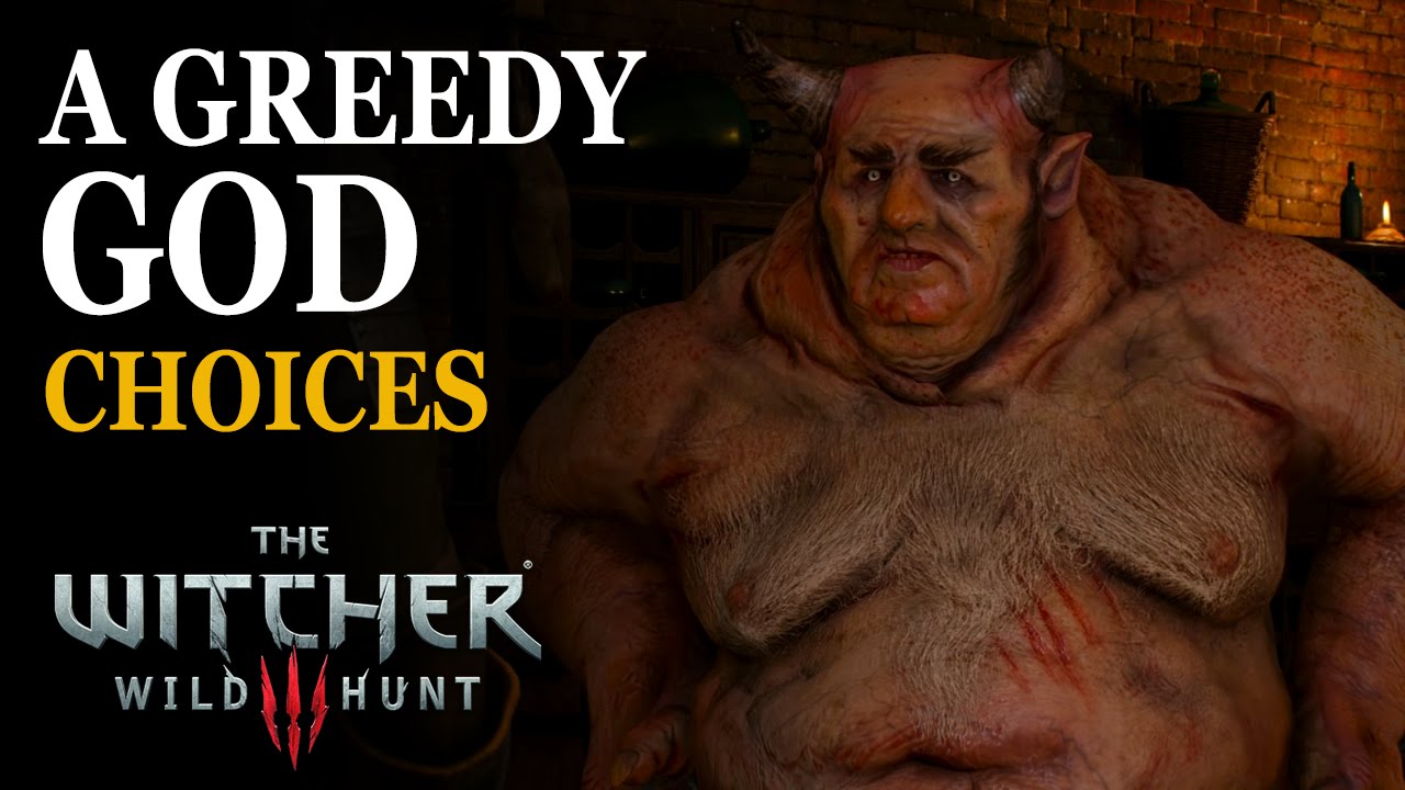 [Witcher 3] A Greedy God quest - (how choices and rewards work)