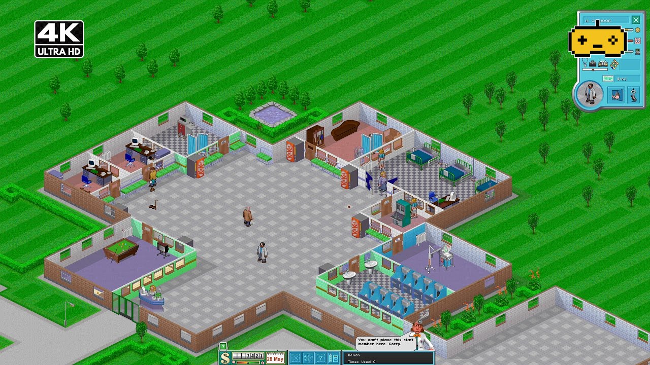 Theme Hospital (1997) Gameplay | 10 Minutes of Classic Medical Management Sim Fun