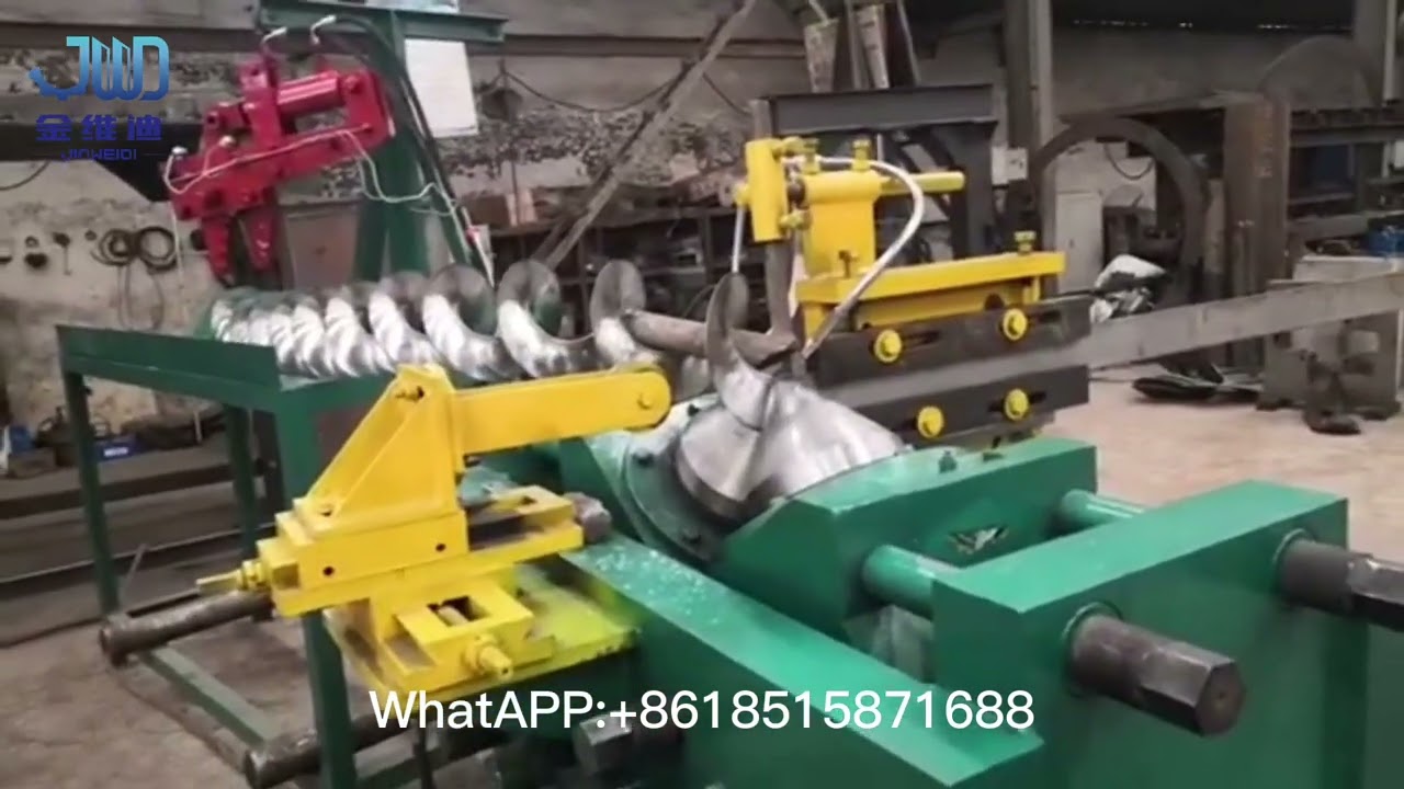 Helical vane auger blade automatic production equipment customizable factory direct sales