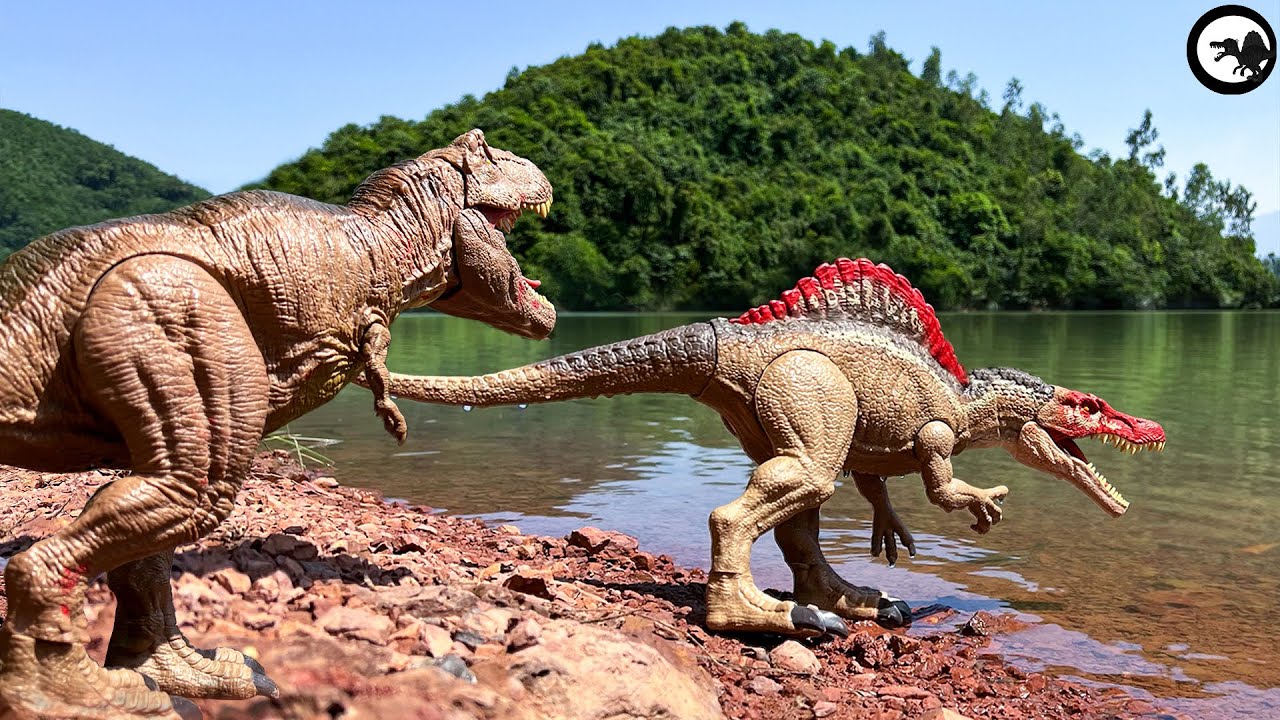 Jurassic World: Spinosaurus Vs T-Rex🦖 Rexy In DANGER | MrSpino