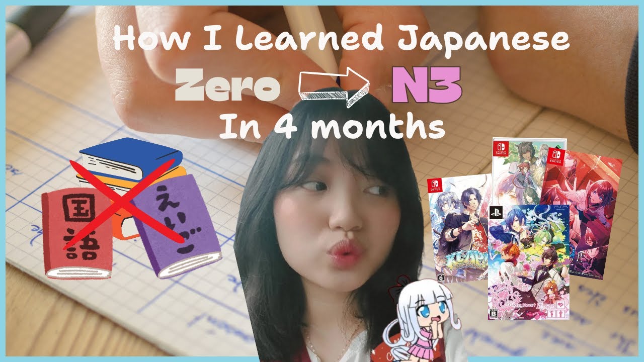 How I Learned Japanese from Zero to N3 Level in Just 4 Months!