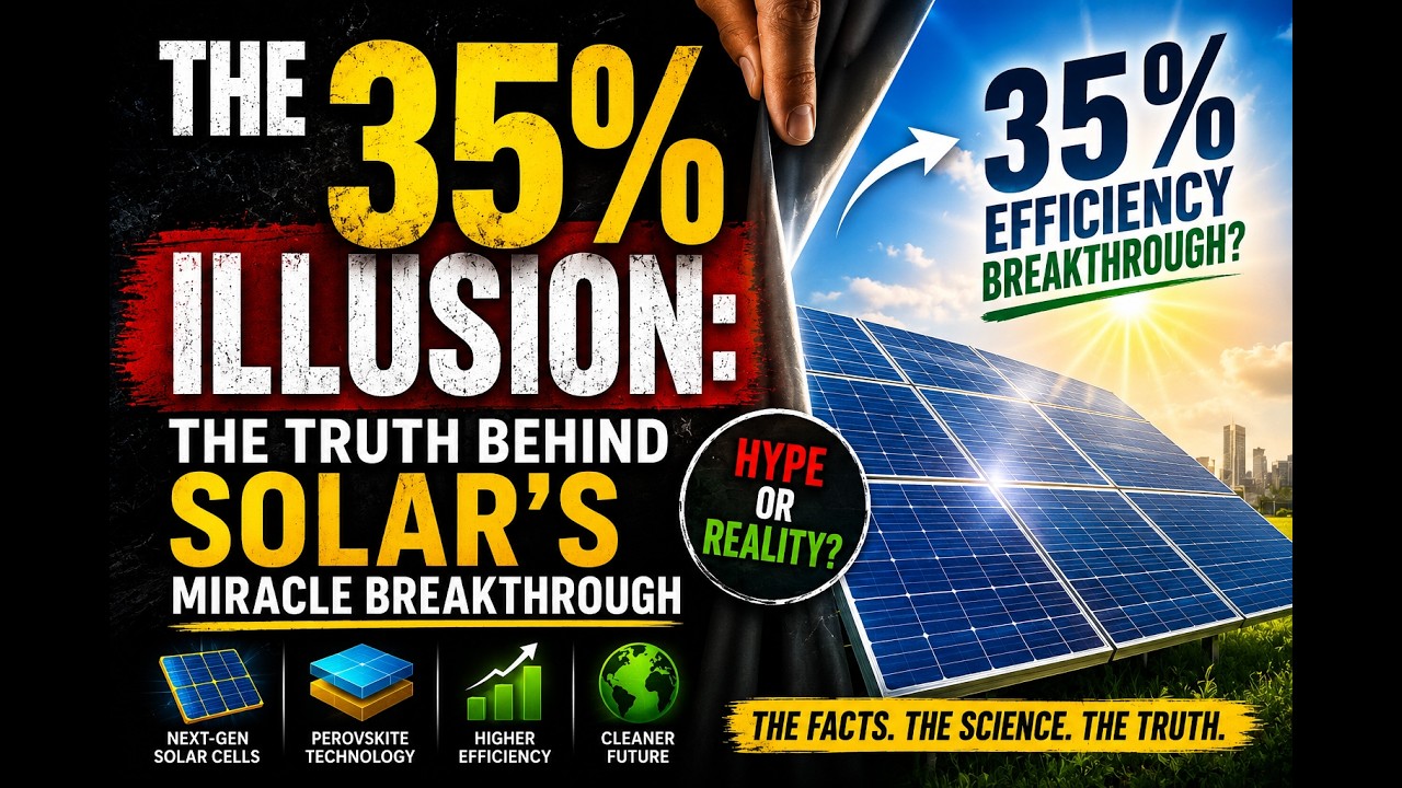 The 35% Illusion: The Truth Behind Solar's Miracle Breakthrough