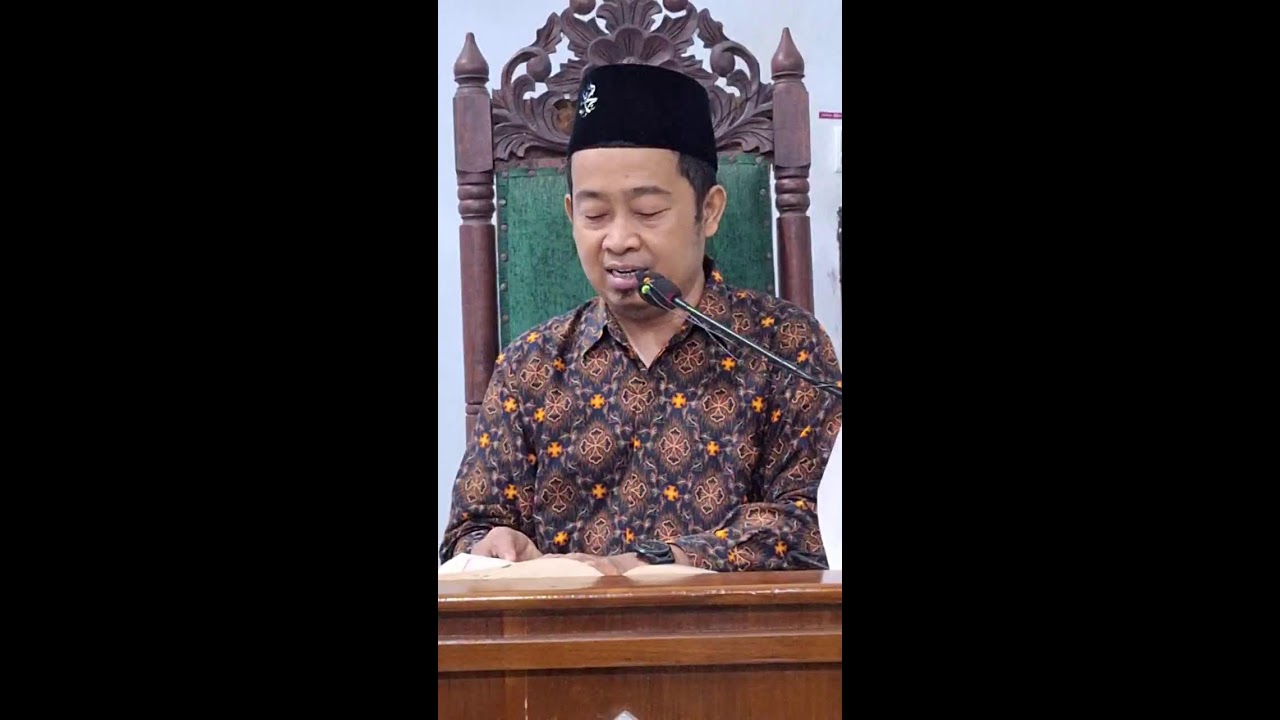 Ustadz Mujiman Di Masjid Al Qorib Koripan Sidomulyo Bambanglipuro Bantul DIY