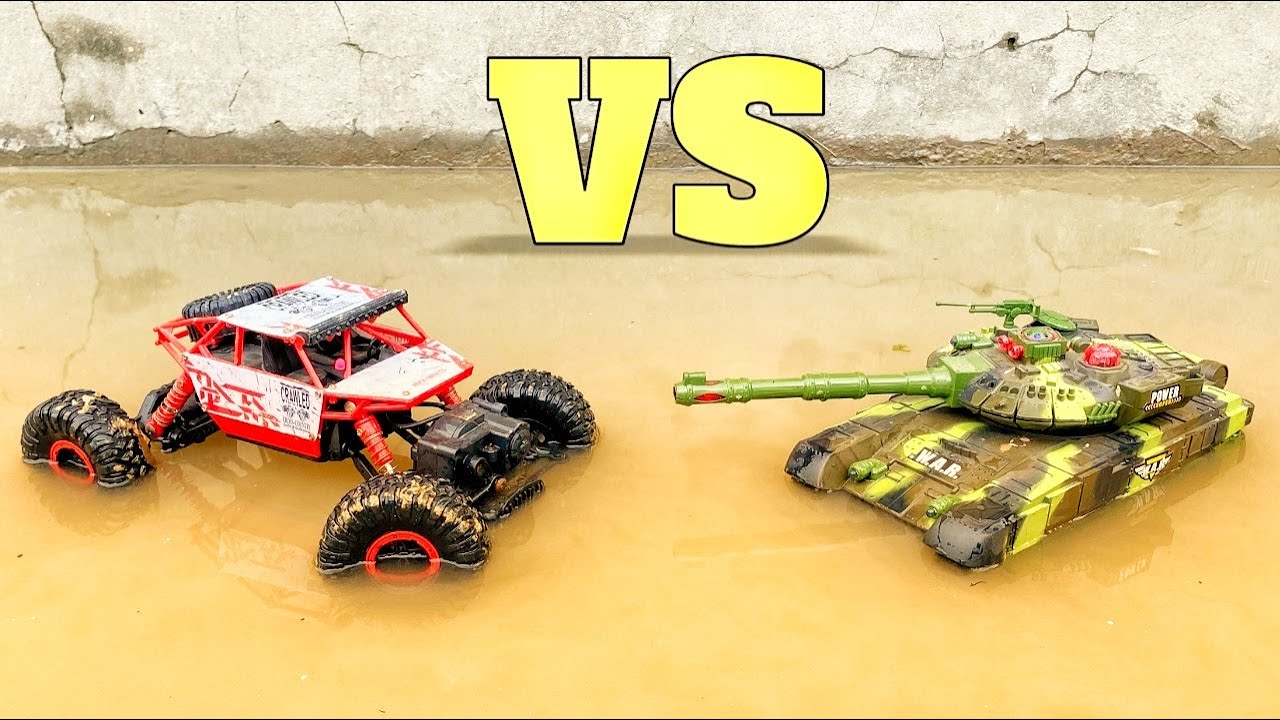 HB P1801 Crawler vs Army Tank | Remote Control Car | RC Rock Crawler