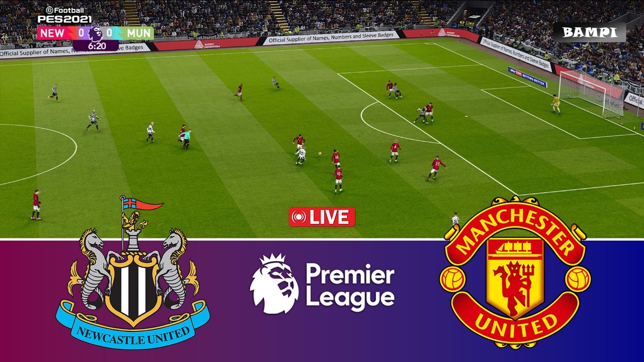 🔴LIVE : Newcastle United vs Manchester United - Premier League 2025/26 - Video Game Simulation