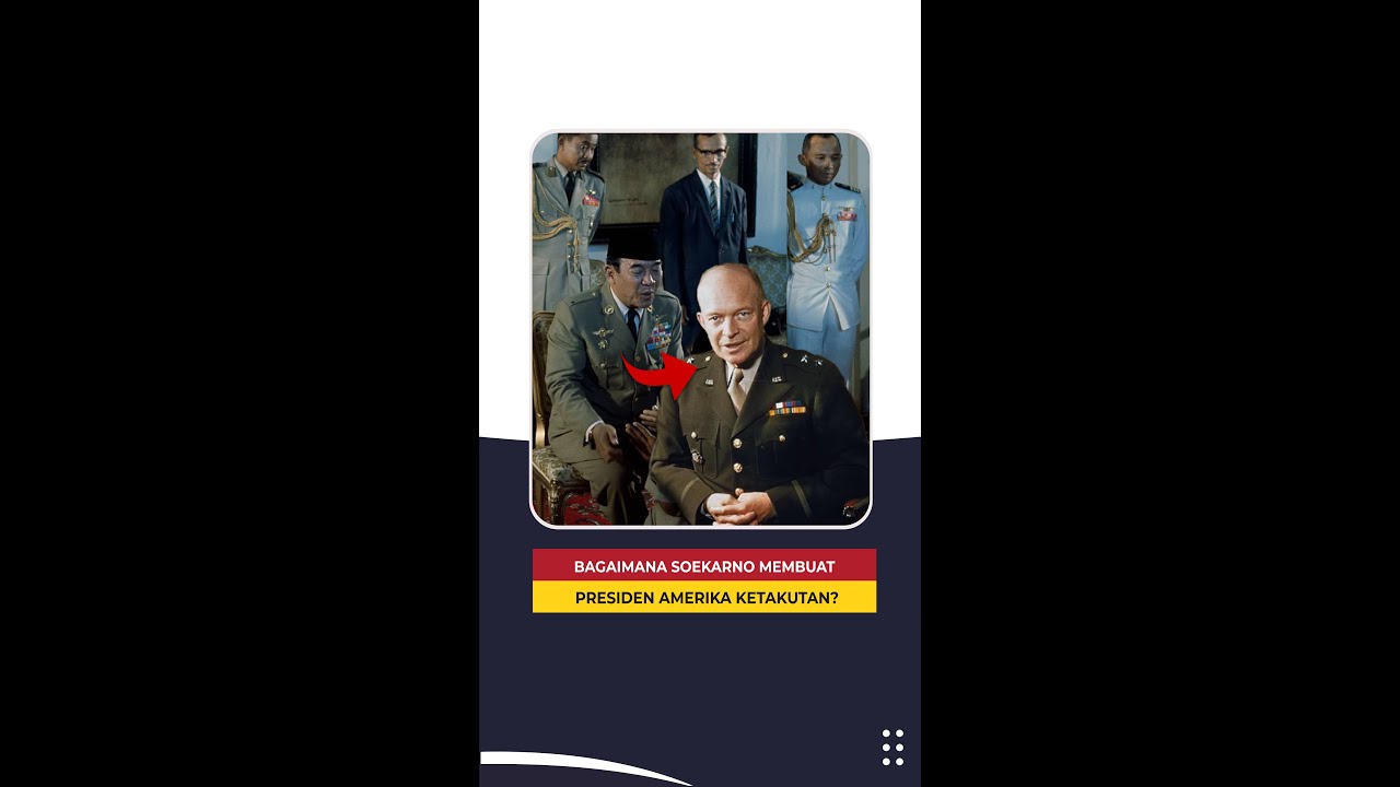 Bagaimana SOEKARNO Membuat Presiden AMERIKA KETAKUTAN? 😱🔥 #soekarno #amerika #shorts