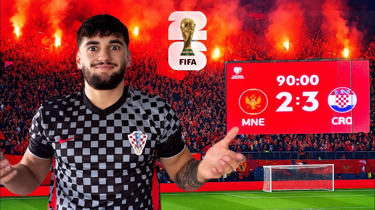 LUDI PREOKRET u PODGORICI! *Crna Gora vs Hrvatska 2:3*