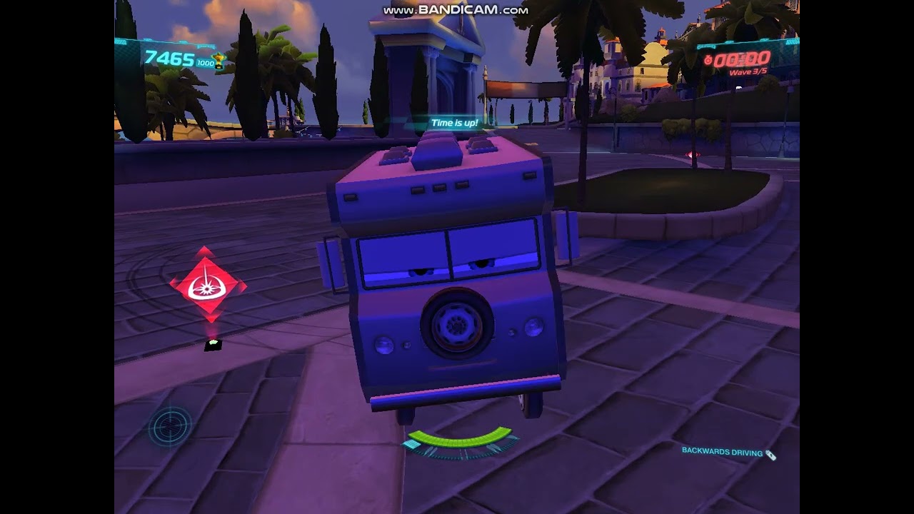 Cars 2 The Video Game - Motorhome - Italy Hunter Mode Using The Laser