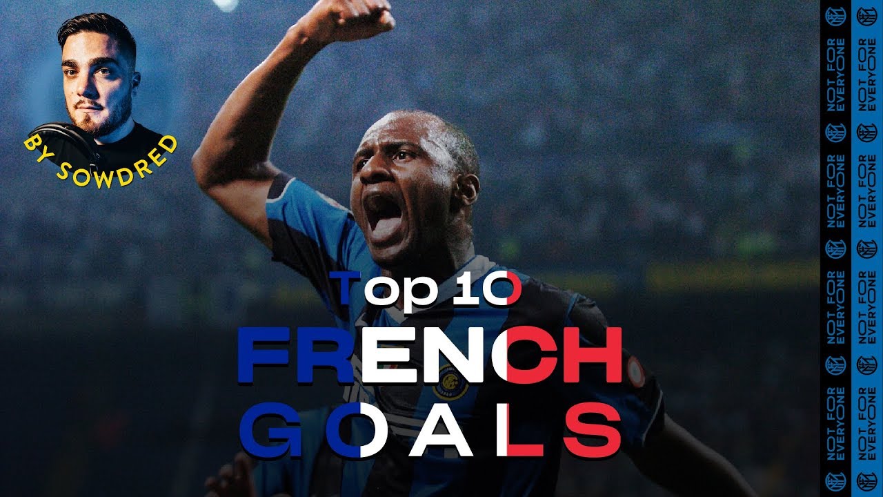 TOP 10 FRENCH INTER GOALS... BY SOWDRED 🇫🇷⚫🔵 | VIEIRA, BLANC, DJORKAEFF AND MORE! [SUB ENG + ITA]