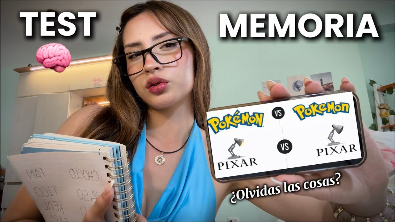 ASMR ROLEPLAY TEST DE MEMORIA 🧠¿Te olvidas de las