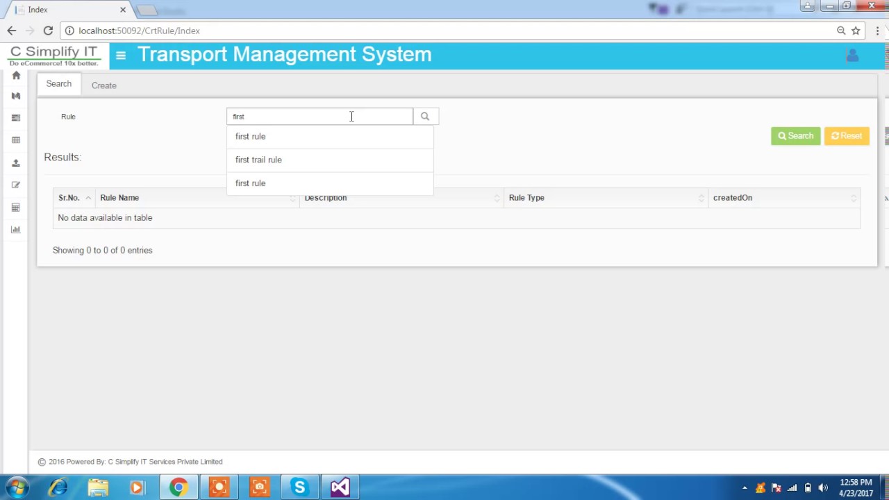 c simplify it-create a rule for condition and take a action your recuritment