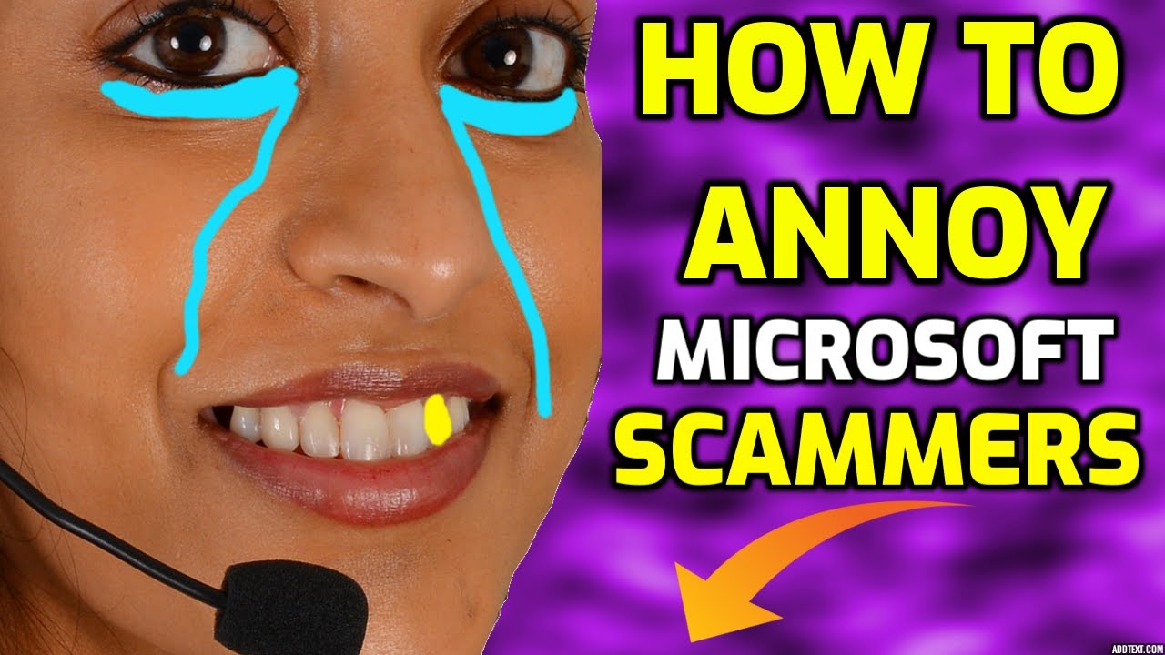 How To Annoy A Microsoft Tech Support Scammer!