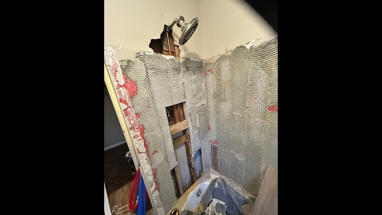 Journey with me while I made this niche and tile of this wall, beautiful outcome