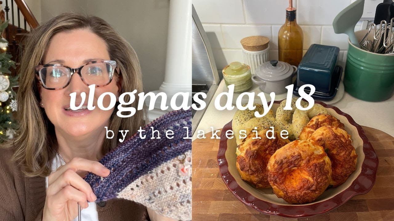 vlogmas day 18 | 3 ingredient bagels and holiday shopping