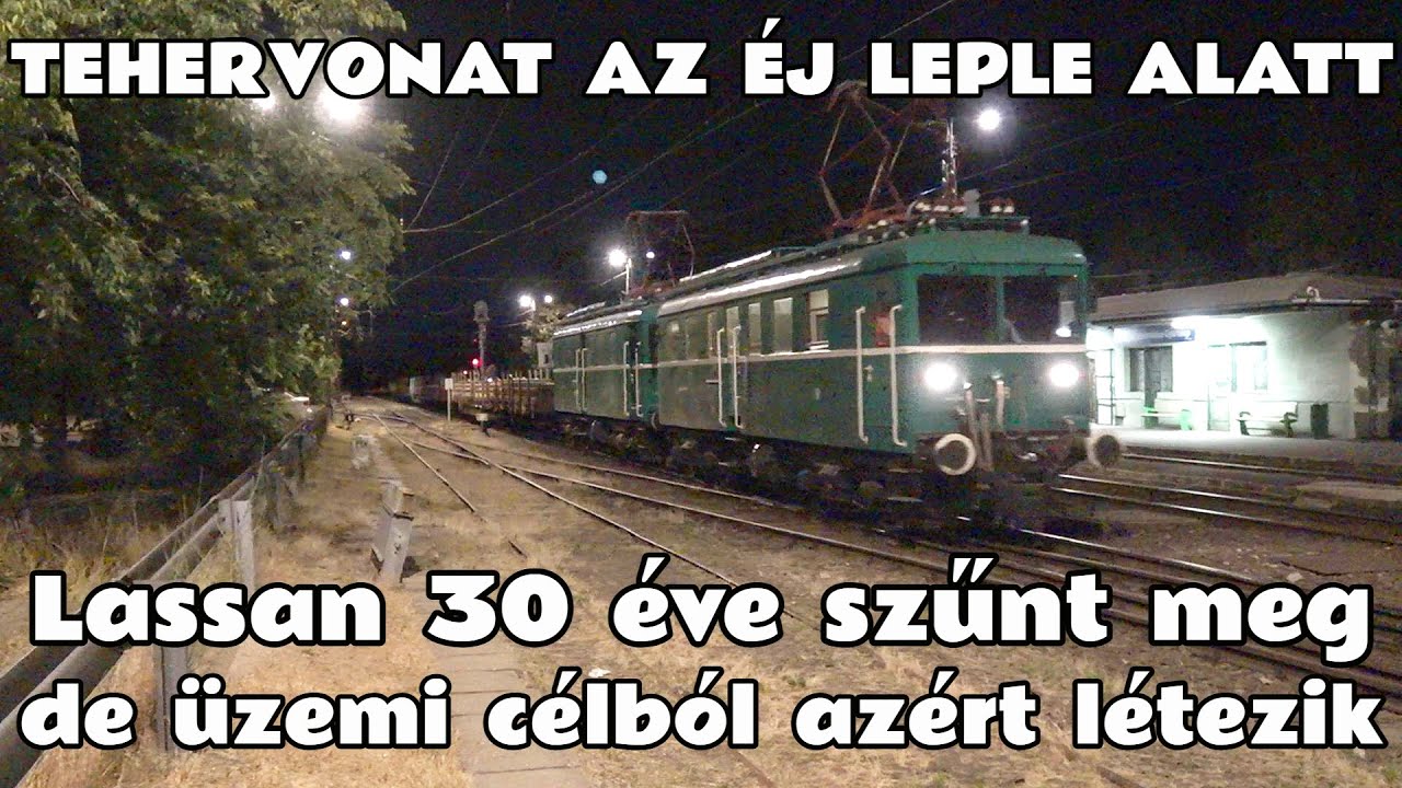 2025.06.16. Igazi tehervonat a R&aacute;ckevei H&Eacute;V-en. Tigrisekkel az &eacute;j leple alatt Erzs&eacute;betről - T&ouml;k&ouml;lre.