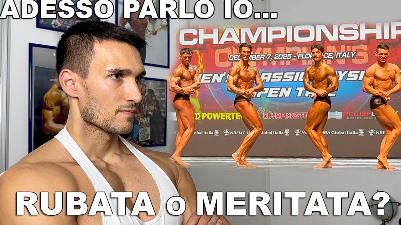 ADESSO PARLO IO! REAGISCO ALLA MIA GARA DI NATURAL BODYBUILDING...VITTORIA MERITATA O RUBATA?