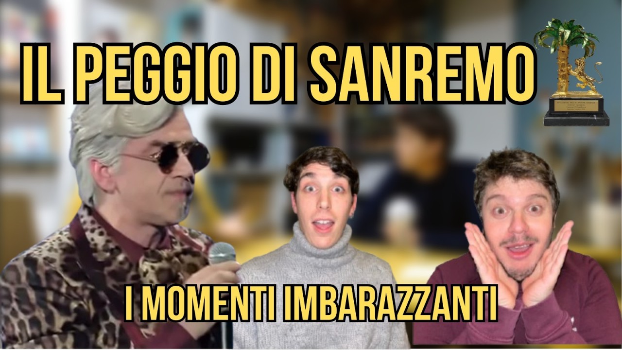 QUANDO SANREMO è andato FUORI CONTROLLO IN DIRETTA  - LoStudio #10