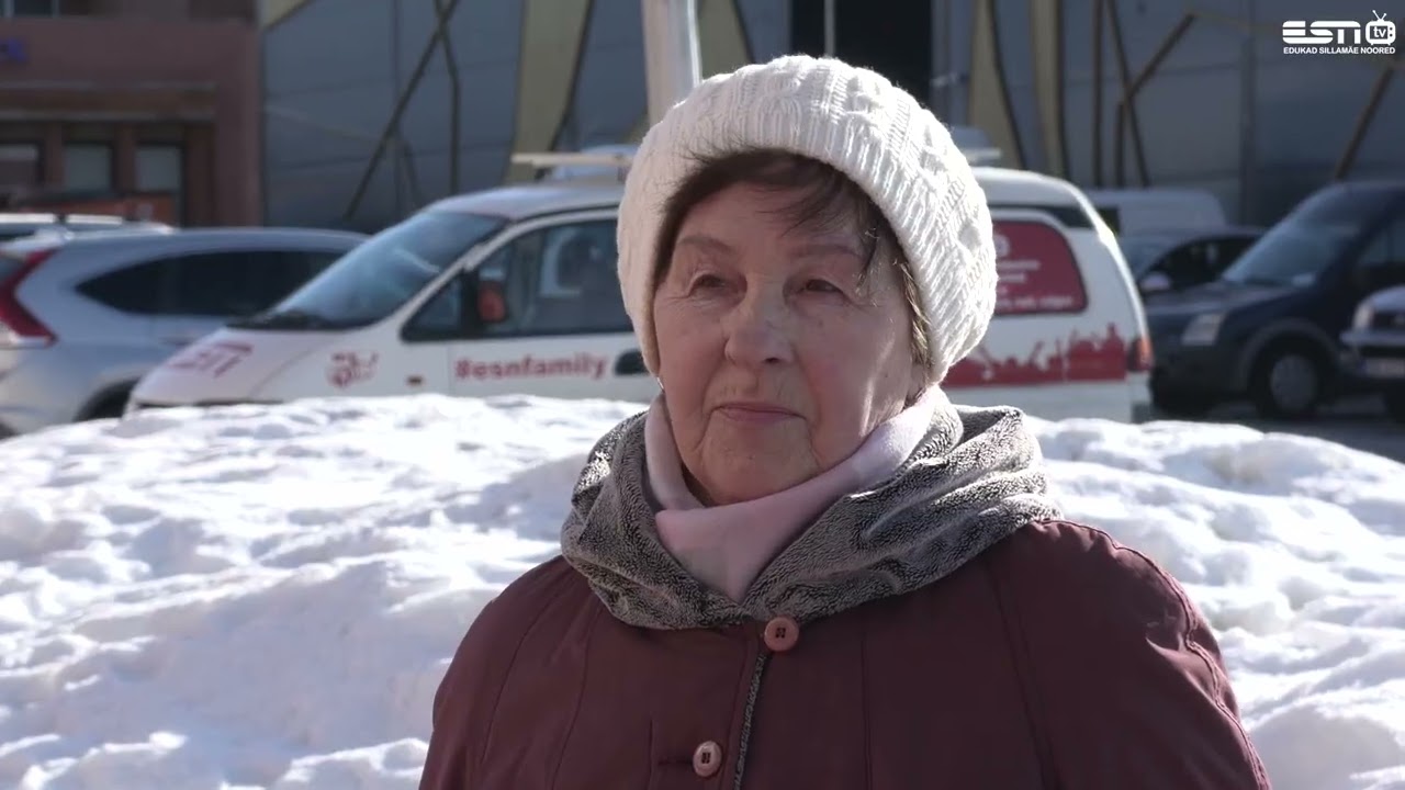 4.03.2022 Уличный опрос Силламяэ - Как отключение российских каналов повлияло на жизнь горожан?