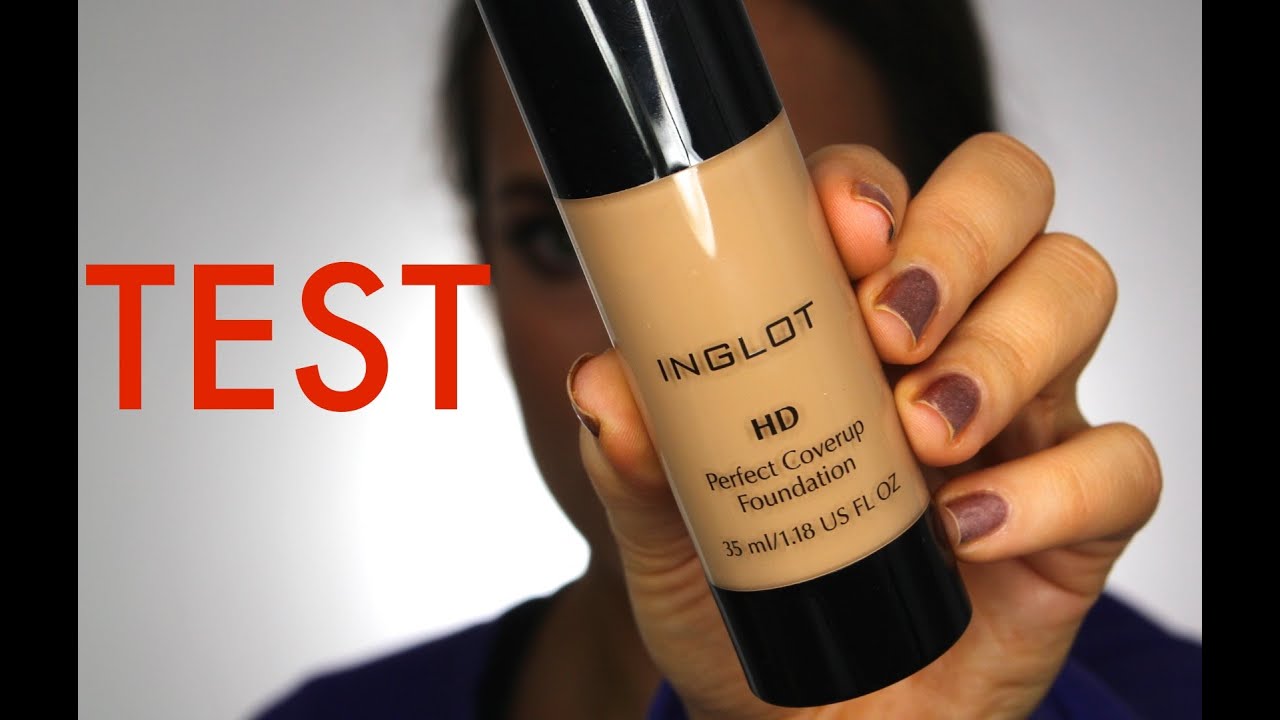 Pierwsze wrażenie + test na żywo - INGLOT HD Perfect Coverup Foundation - recenzja