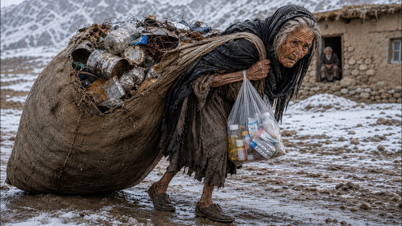 Life In Rural Afghanistan | 100-Year-Old Woman Collects Scrap to Buy Medicine for Her Sick Husband