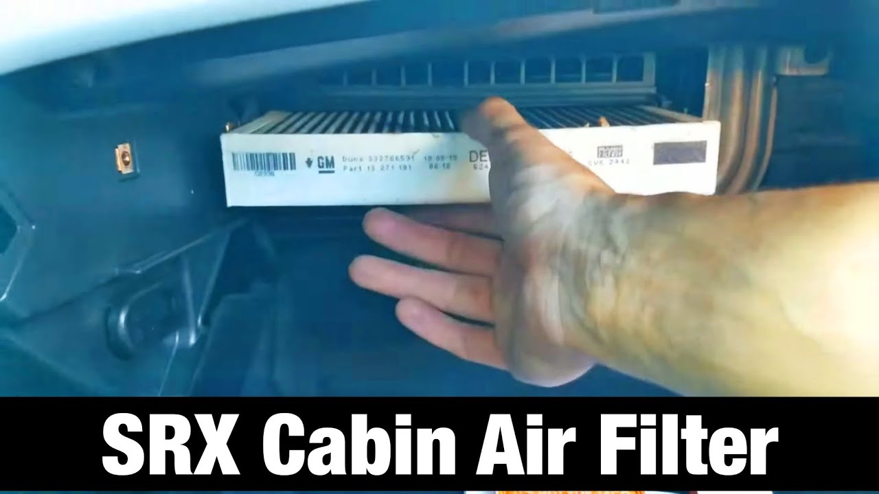 Cadillac SRX Cabin Filter Replacement How to 2014