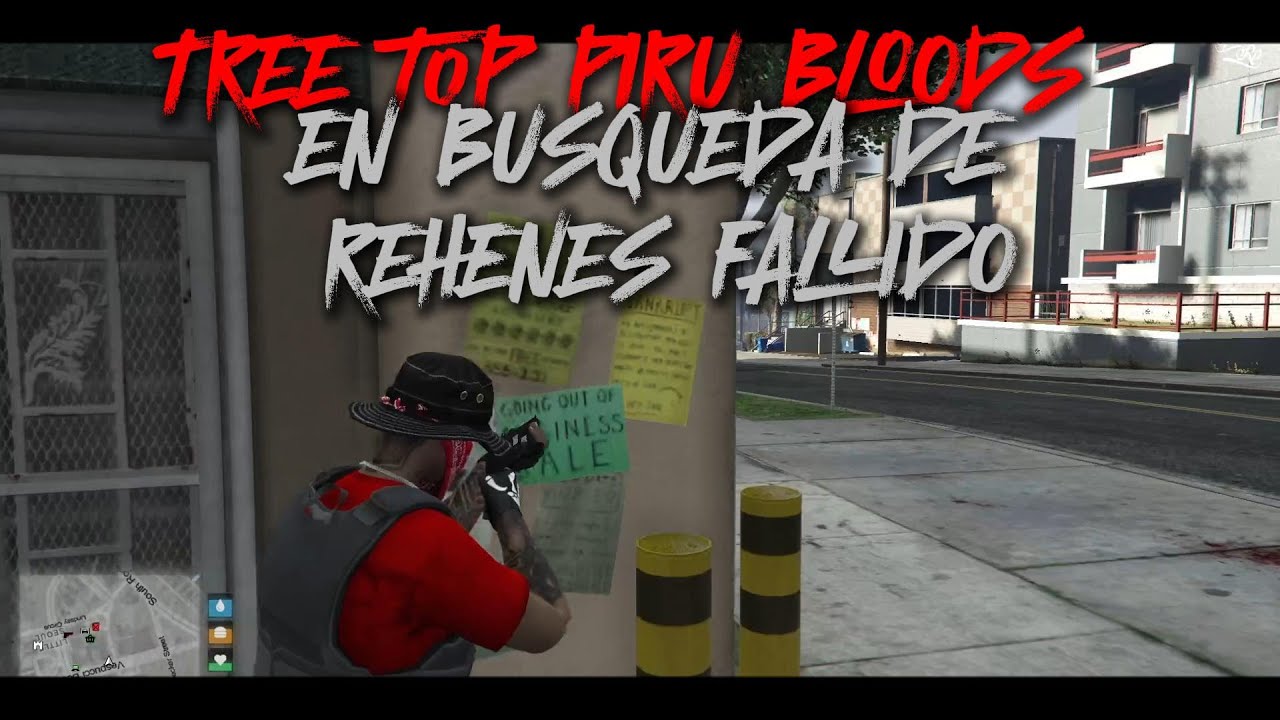 TIROTEO 🩸TREE TOP PIRU BLOODS🩸 VS LSPD  SpainRP GTA V ROLEPLAY