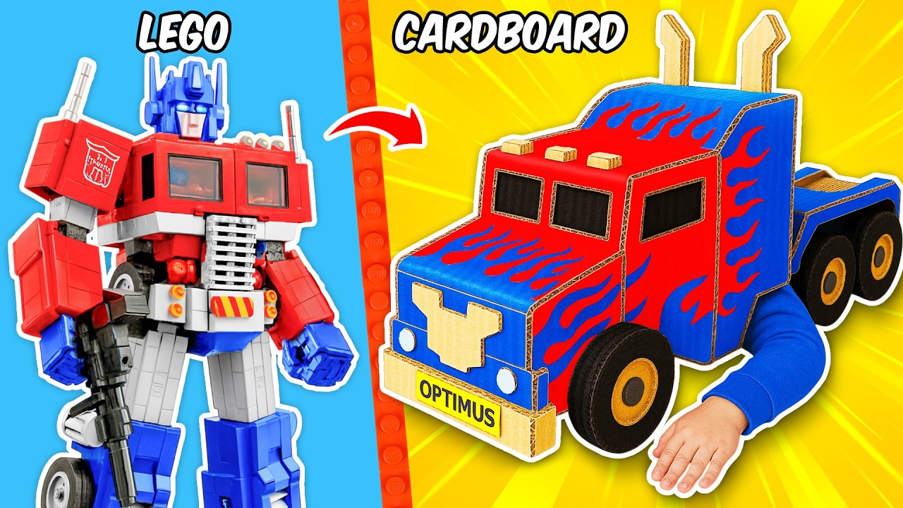 LEGO 트랜스포머: 모든 버전의 옵티머스 프라임 만들기 | AM Bricks Korea