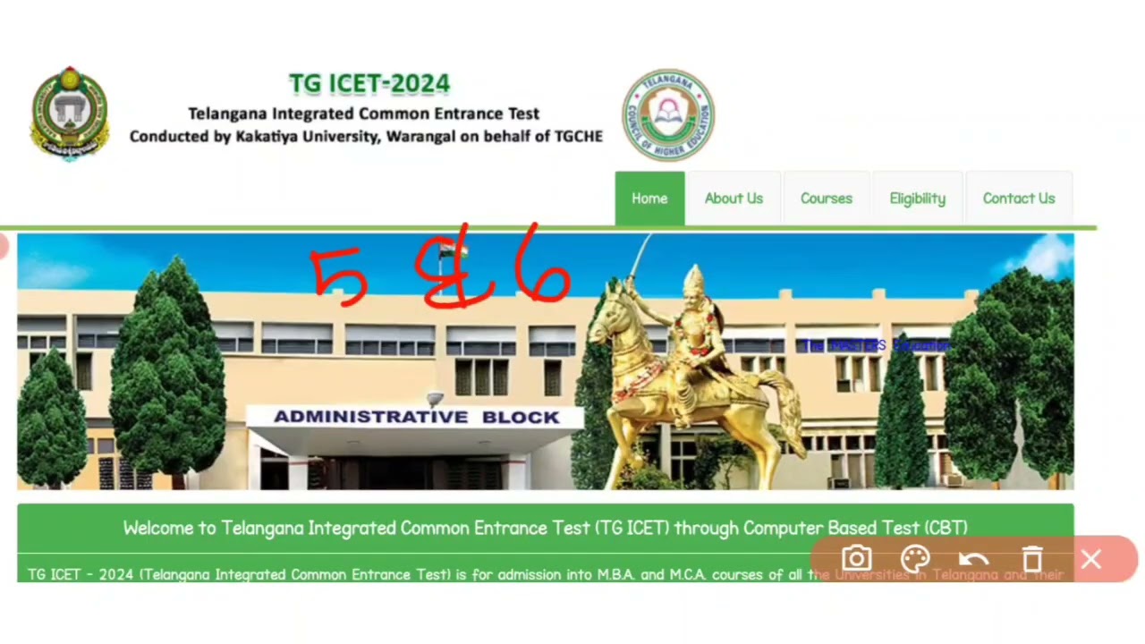TS ICET 2024 RESPONSE SHEET ANSWER KEY RESULT UPDATE 5TH  ,6TH JUNE ENTRANCE TEST QUESTION PAPER