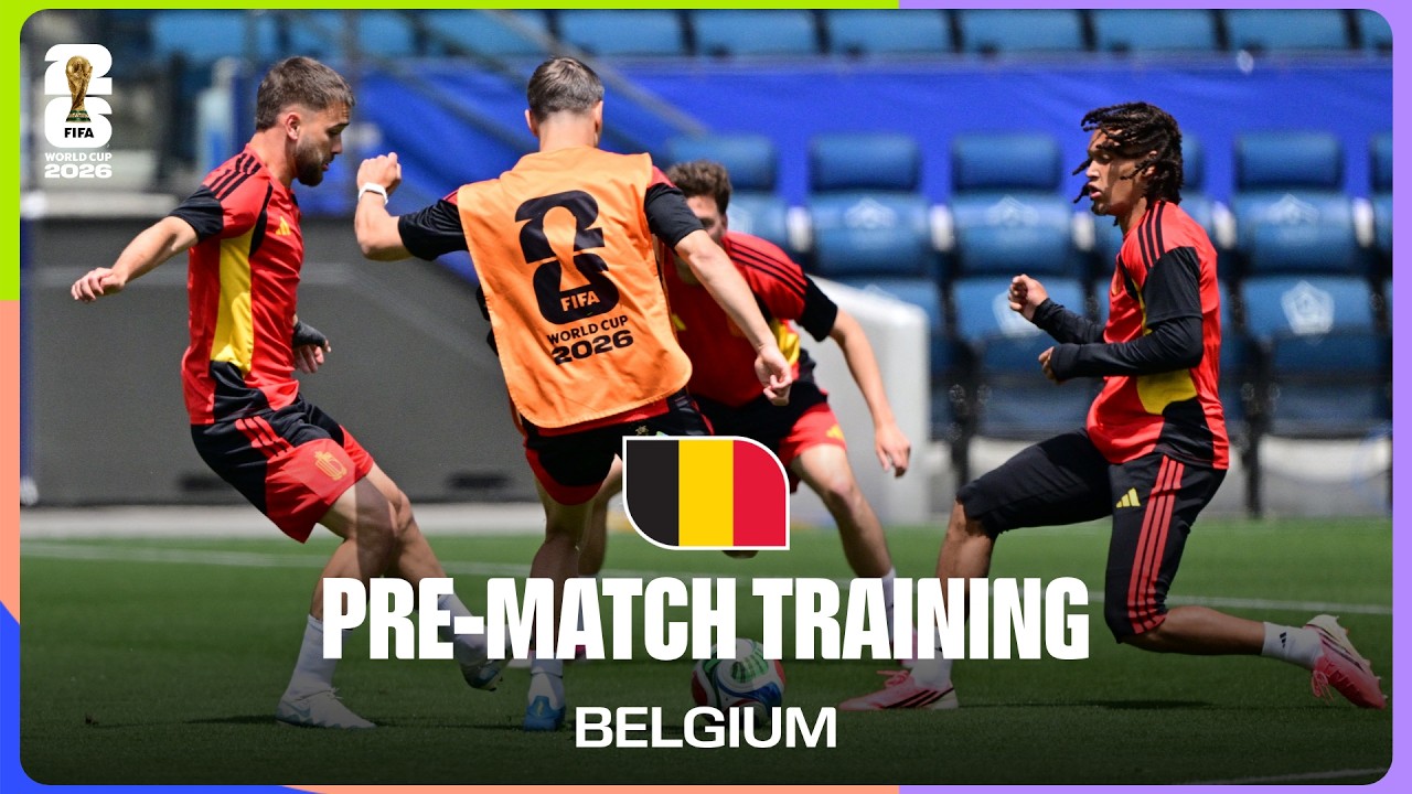 Belgium Train Before IR Iran | FIFA World Cup 2026&trade;