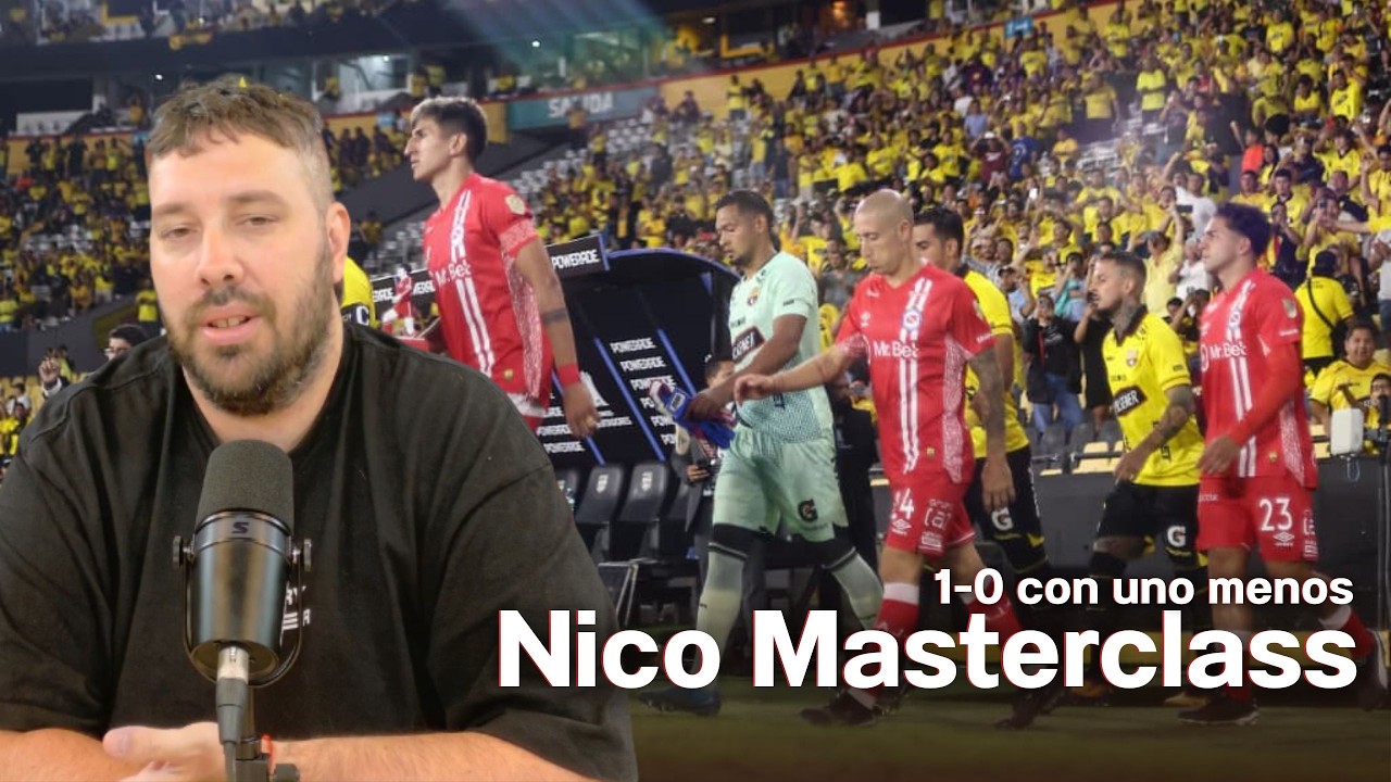 #aaaj NICO DIEZ MASTERCLASS, GANÓ EN ECUADOR CON UNO MENOS #copalibertadores