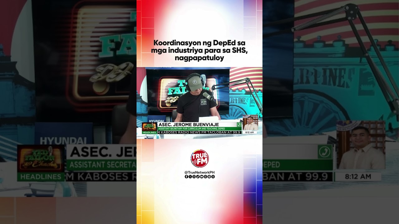 Koordinasyon ng DepEd sa mga industriya para sa SHS, nagpapatuloy | Ted Failon & DJ Chacha